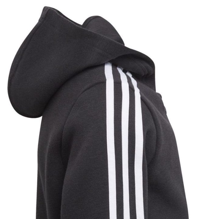 Džemperis berniukams su gobtuvu adidas Essentials 3S, juodas