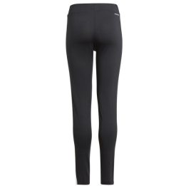 Tamprės mergaitėms su 3 juostomis adidas D2M, juodos