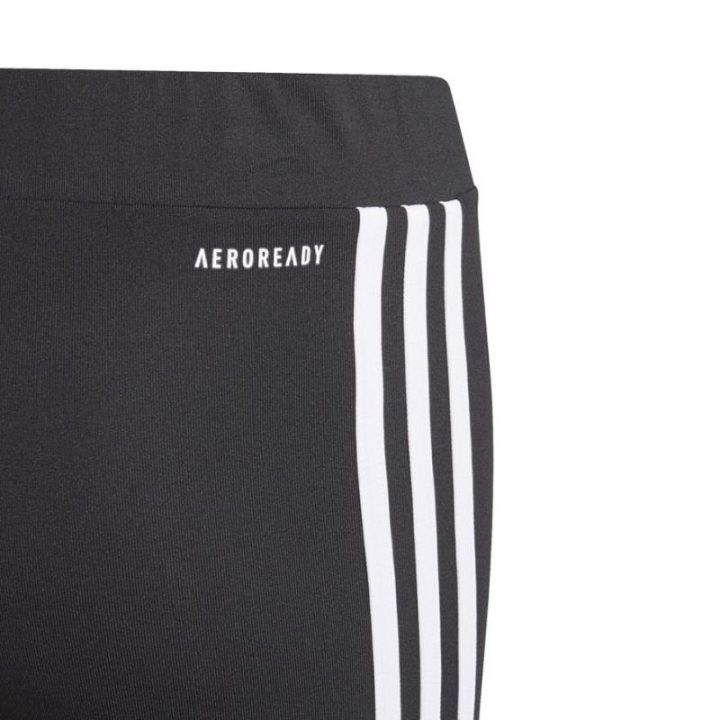 Tamprės mergaitėms su 3 juostomis adidas D2M, juodos