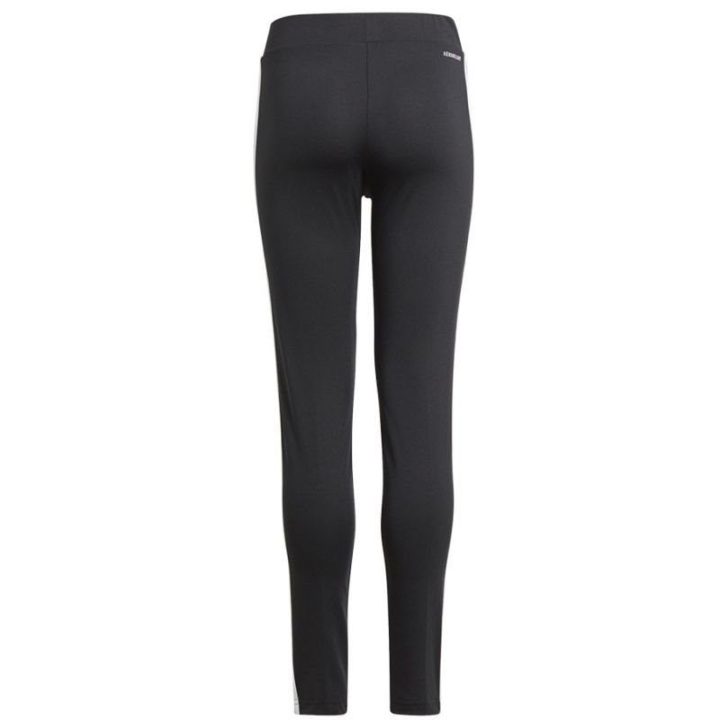 Tamprės mergaitėms su 3 juostomis adidas D2M, juodos