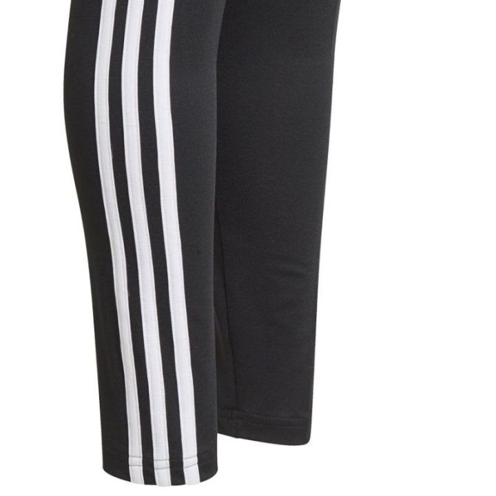 Tamprės mergaitėms su 3 juostomis adidas D2M, juodos