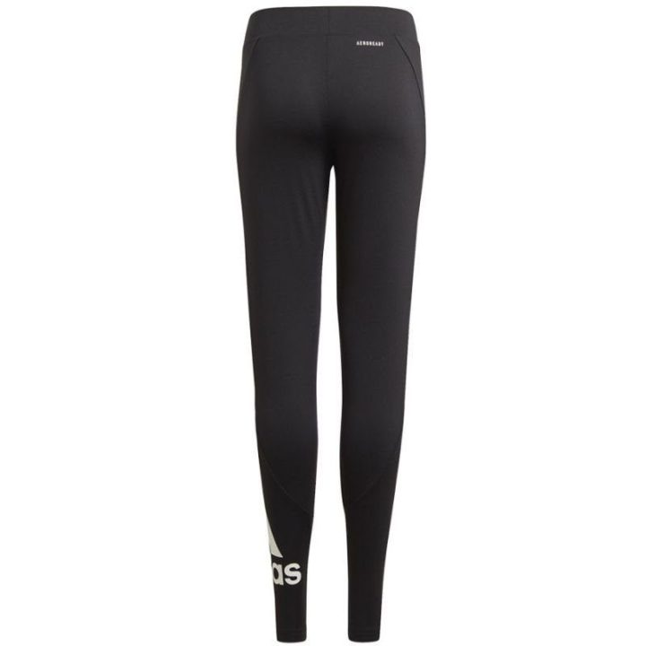 Ilgos tamprės mergaitėms adidas D2M Tight, juodos