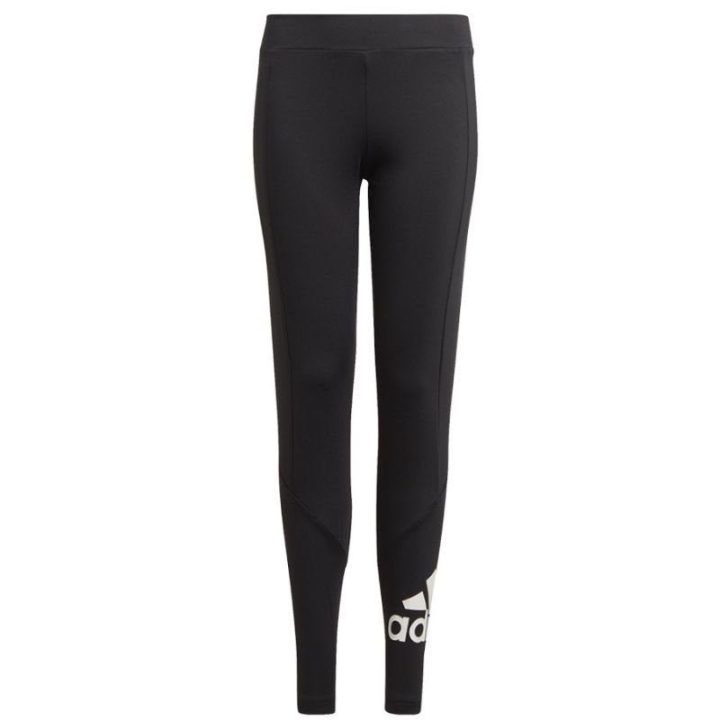 Ilgos tamprės mergaitėms adidas D2M Tight, juodos