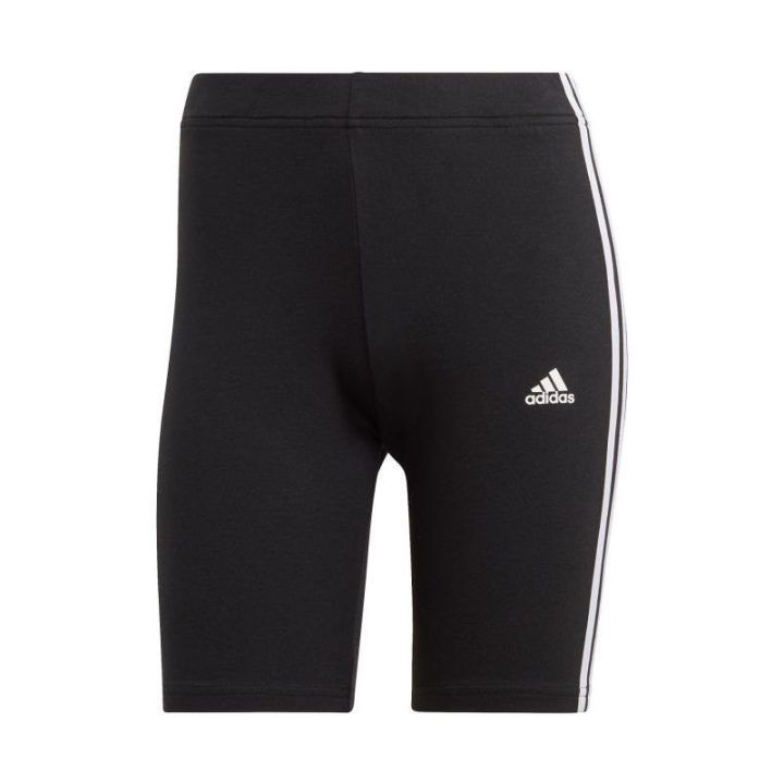 Moteriški medvilniniai šortai adidas Essentials 3S Bike, juodi