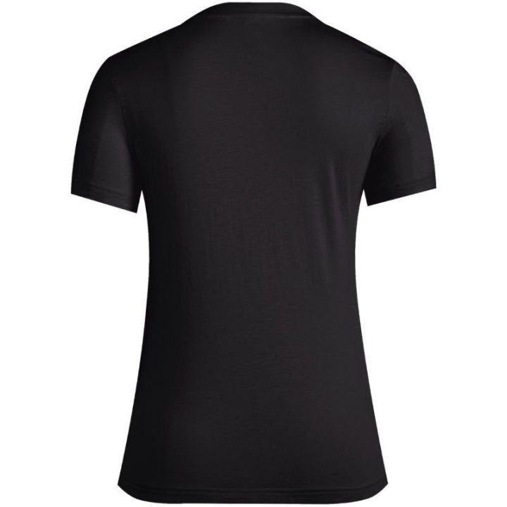 Moteriški medvilniniai marškinėliai adidas Essentials Slim, juodi
