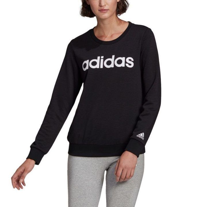 Moteriškas džemperis adidas Essentials Linear, GL0718, juodas