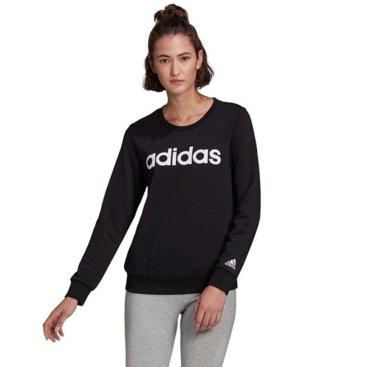 Moteriškas džemperis adidas Essentials Linear, GL0718, juodas