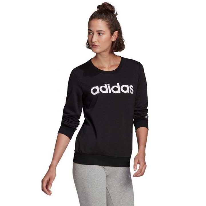 Moteriškas džemperis adidas Essentials Linear, GL0718, juodas