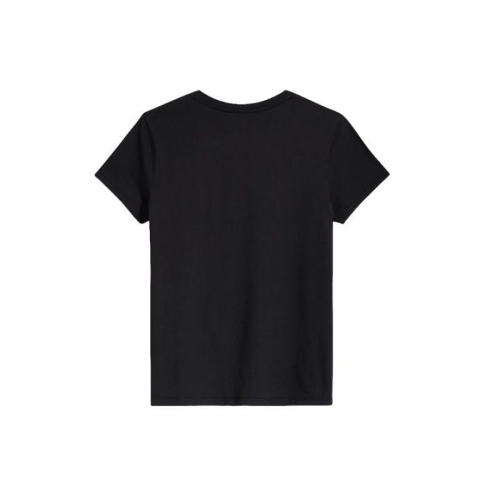 Moteriški medvilniniai marškinėliai Levi's The Perfect Tee, juodi