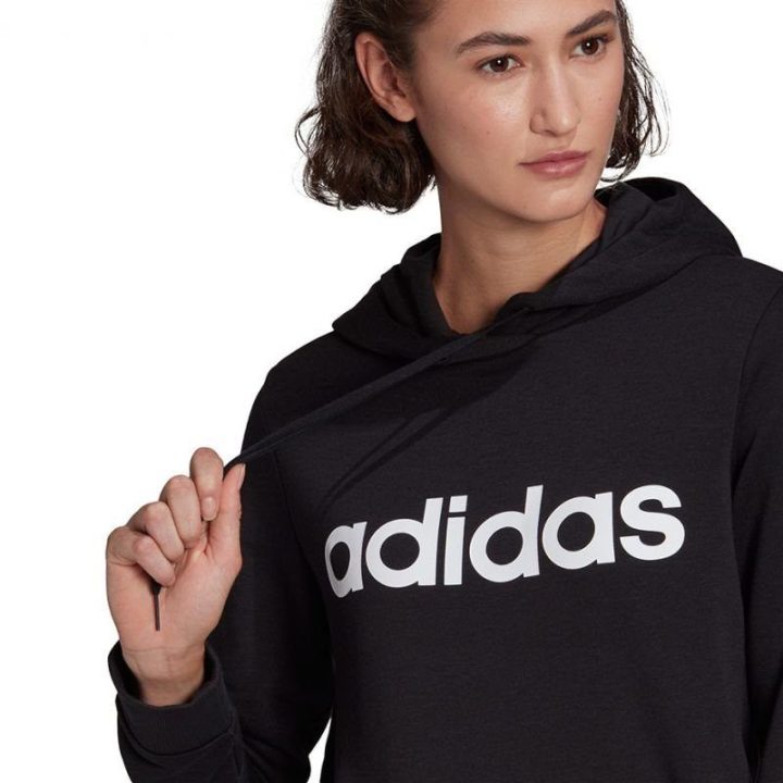 Moteriškas džemperis su gobtuvu adidas Essentials GL0635, juodas