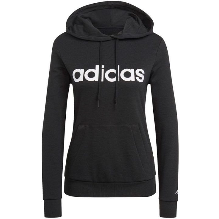 Moteriškas džemperis su gobtuvu adidas Essentials GL0635, juodas