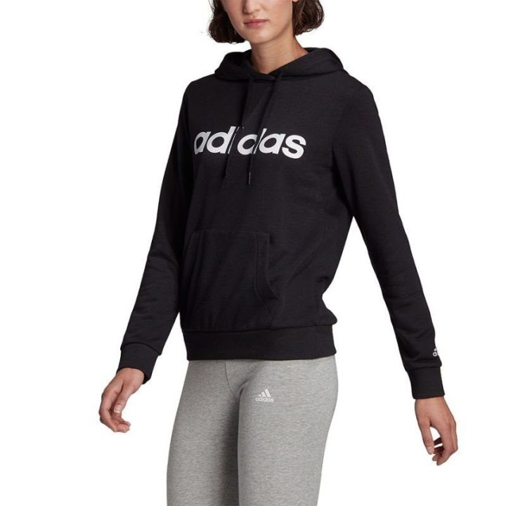 Moteriškas džemperis su gobtuvu adidas Essentials GL0635, juodas