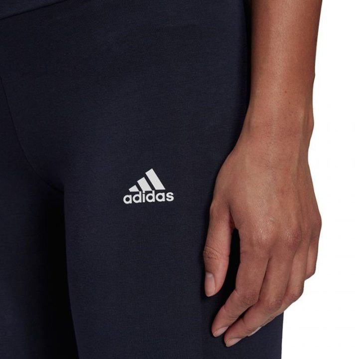 Moteriškos medvilninės tamprės adidas Essentials, tamsiai mėlynos