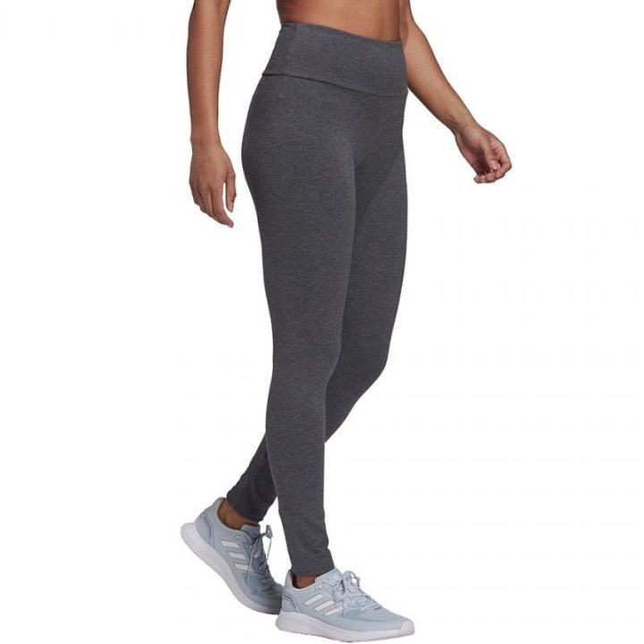 Moteriškos tamprės aukštu liemeniu adidas Essentials, pilkos