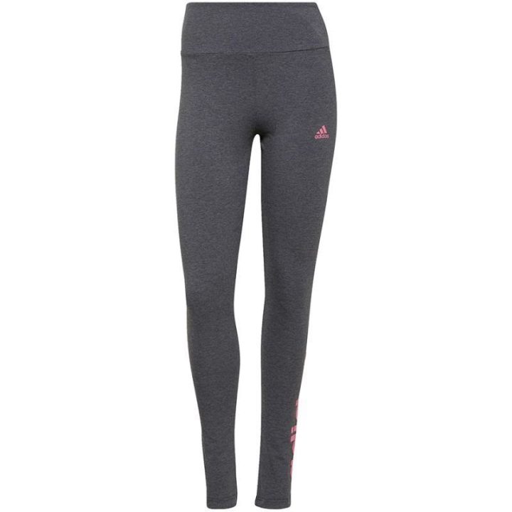Moteriškos tamprės aukštu liemeniu adidas Essentials, pilkos