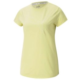 Moteriški prigludę marškinėliai Puma RTG Heather Logo, geltoni