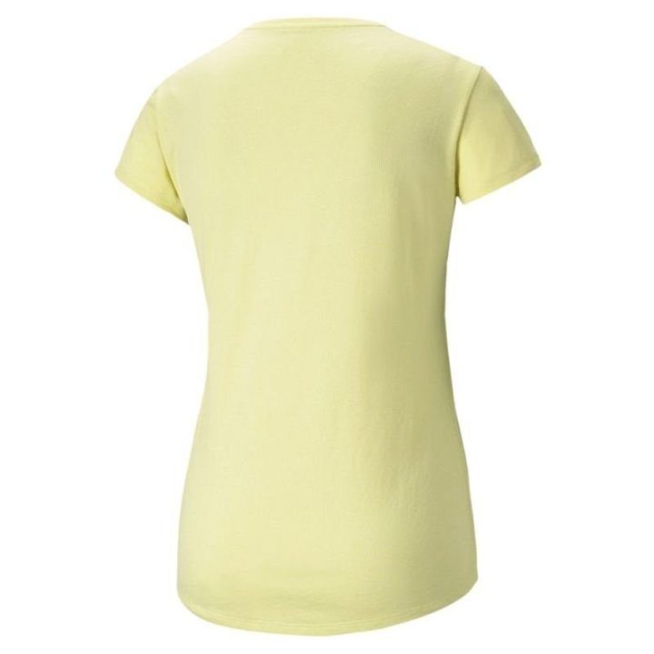 Moteriški prigludę marškinėliai Puma RTG Heather Logo, geltoni