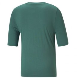 Moteriški medvilniniai marškinėliai Puma Modern Basics, žali