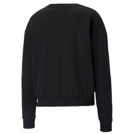 Moteriškas medvilninis džemperis Puma Modern Basics Crew, juodas
