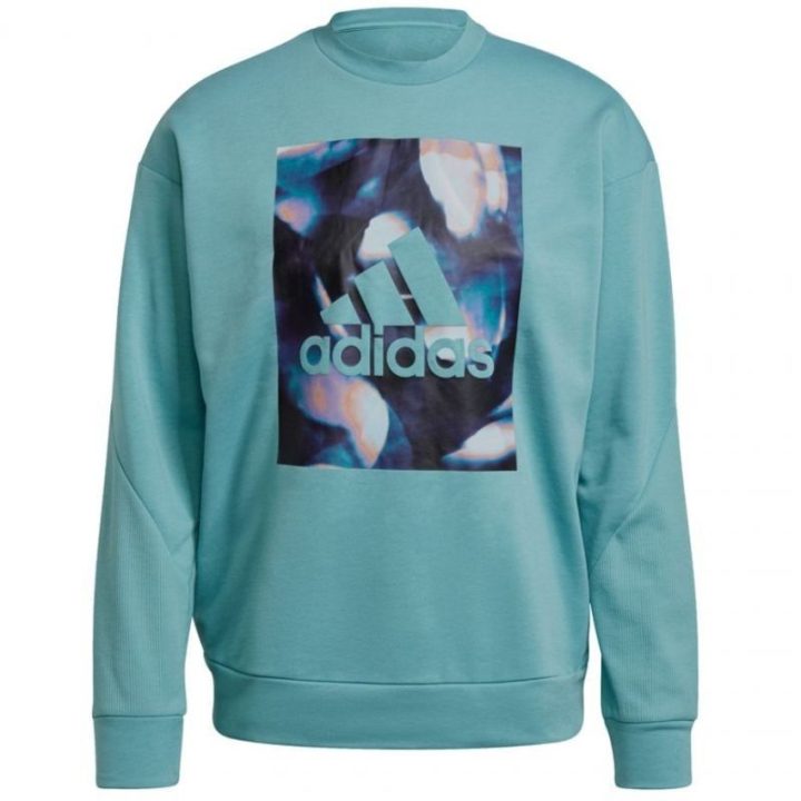 Moteriškas medvilninis džemperis adidas Uforu, mėlynas