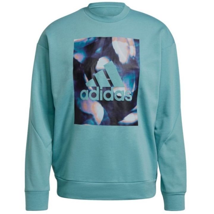 Moteriškas medvilninis džemperis adidas Uforu, mėlynas
