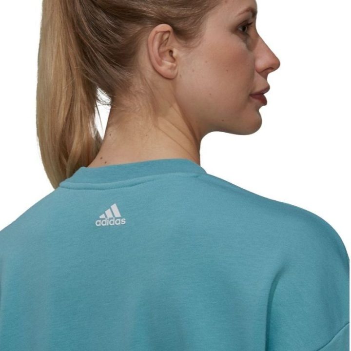 Moteriškas medvilninis džemperis adidas Uforu, mėlynas