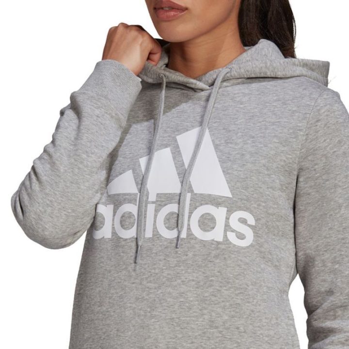 Moteriškas medvilninis džemperis adidas Lounwear Es, pilkas