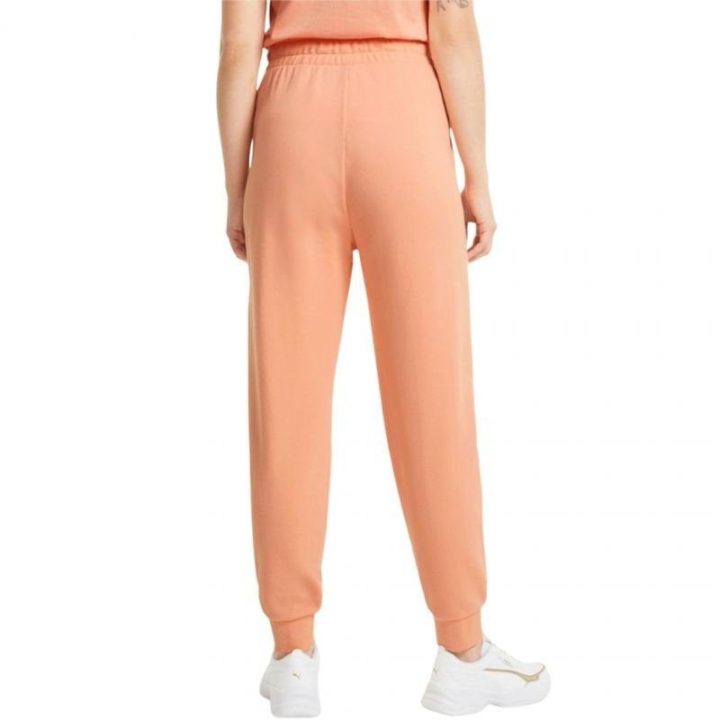 Moteriškos sportinės kelnės Puma Modern Basics High, persikinės
