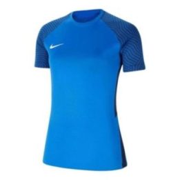 Moteriški prigludusio kirpimo marškinėliai Nike Strike 21, mėlyni