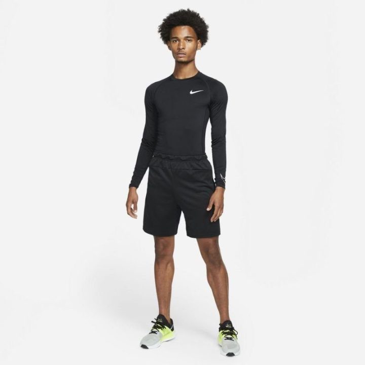 Vyriški termoaktyvūs marškinėliai ilgomis rankovėmis Nike Compression