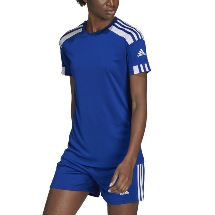 Moteriški įprasto kirpimo marškinėliai adidas Squadra 21, mėlyni