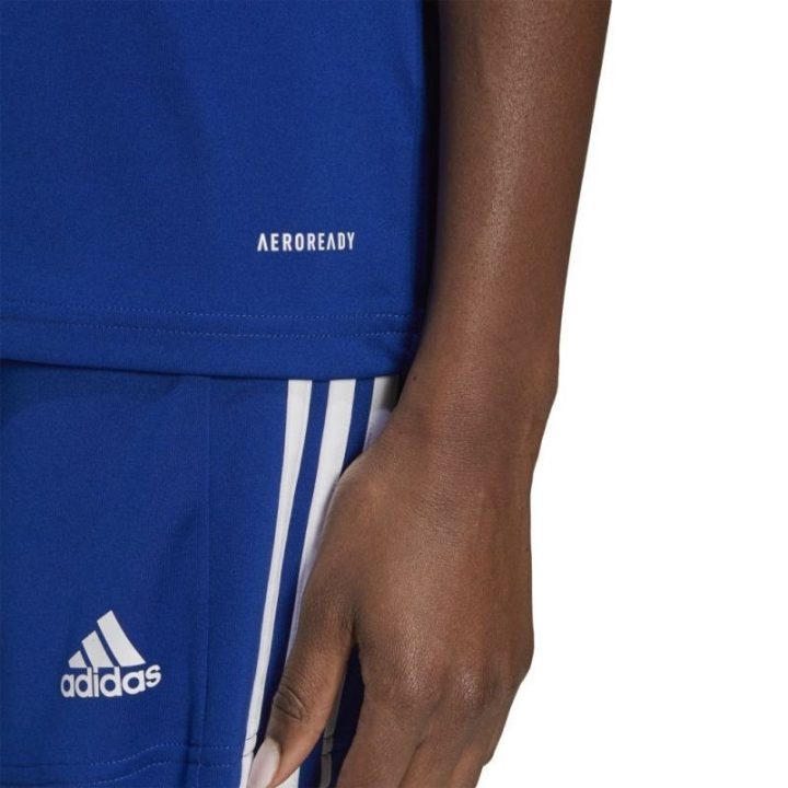 Moteriški įprasto kirpimo marškinėliai adidas Squadra 21, mėlyni
