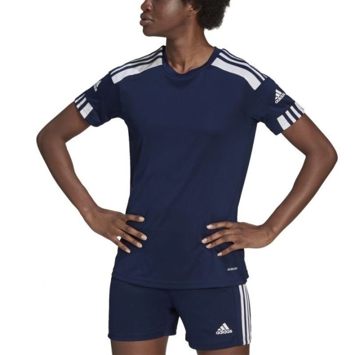 Moteriški treniruočių marškinėliai adidas Squadra 21, tamsiai mėlyni