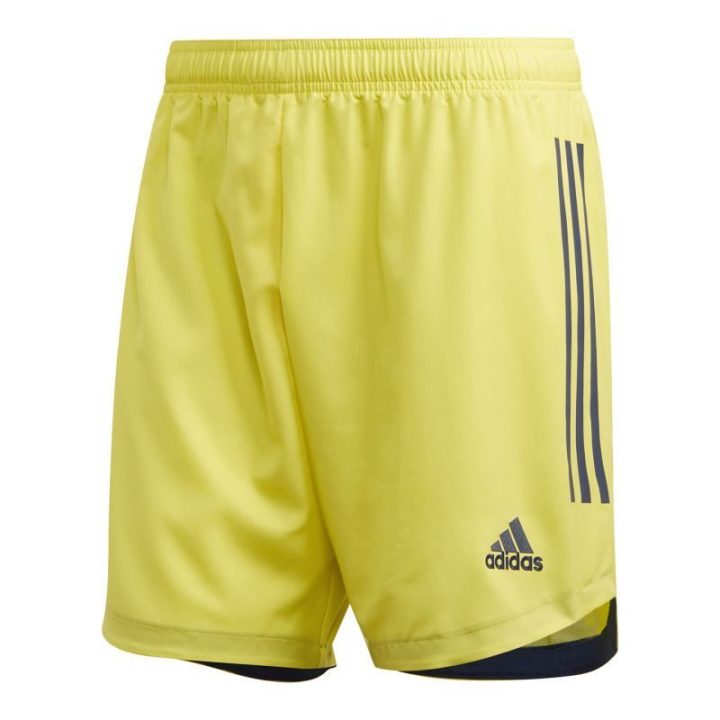 Vyriški laisvo kirpimo šortai adidas Condivo 20, geltoni