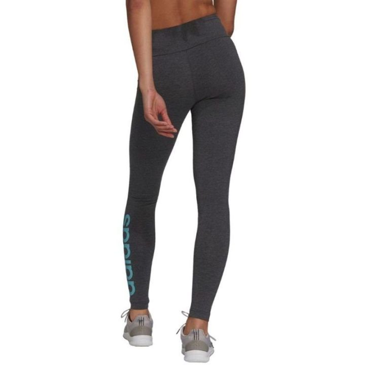 Moteriškos medvilninės tamprės adidas Loungwear Essentials, pilkos