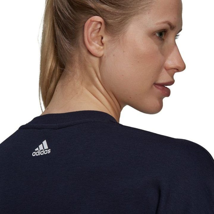Moteriškas medvilninis džemperis adidas U4U Soft Knit, juodas