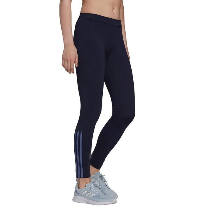 Moteriškos 7/8 medvilninės tamprės adidas Essentials, violetinės