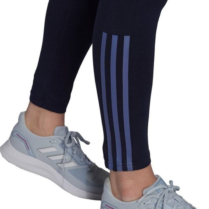 Moteriškos 7/8 medvilninės tamprės adidas Essentials, violetinės