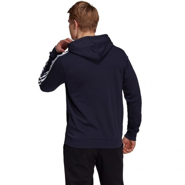 Vyriškas džemperis su gobtuvu adidas Essentials GK9073, tamsiai mėlynas