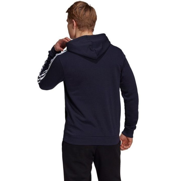 Vyriškas džemperis su gobtuvu adidas Essentials GK9073, tamsiai mėlynas