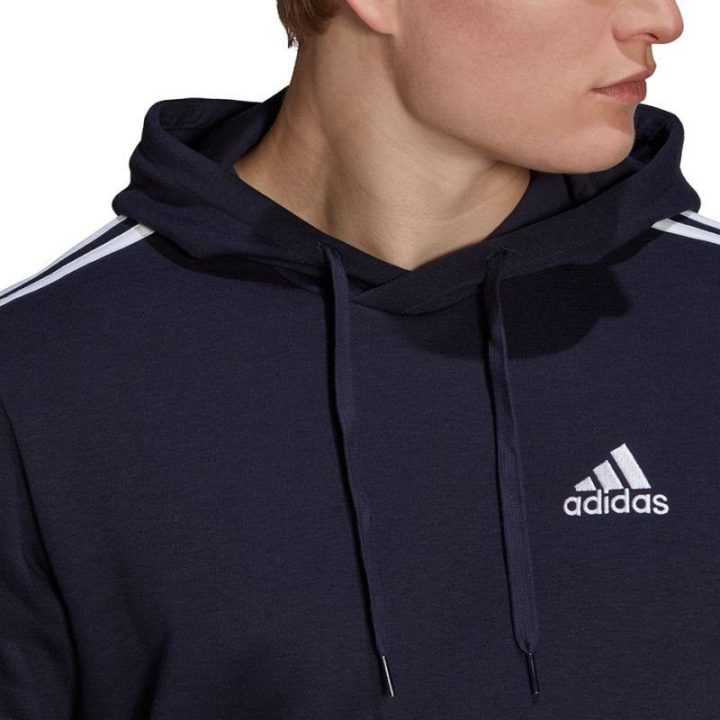 Vyriškas džemperis su gobtuvu adidas Essentials GK9073, tamsiai mėlynas