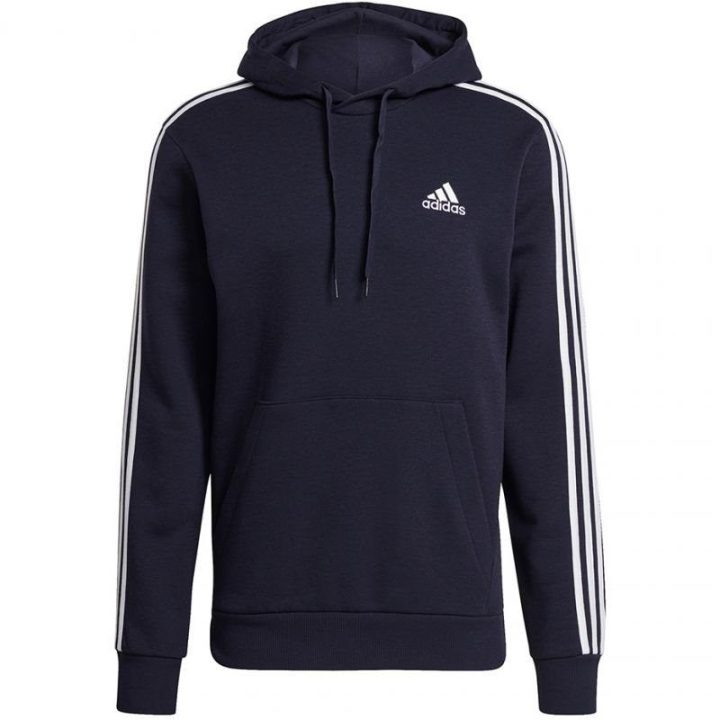 Vyriškas džemperis su gobtuvu adidas Essentials GK9073, tamsiai mėlynas