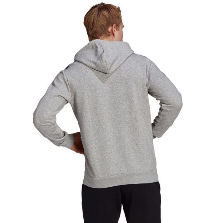 Vyriškas džemperis su gobtuvu adidas Essentials Fleece, pilkas