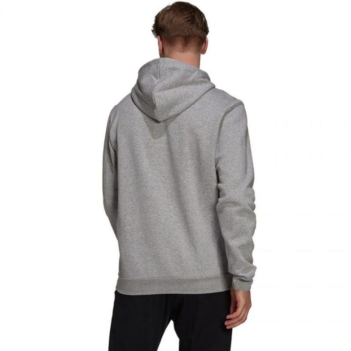 Vyriškas džemperis su kišene adidas Essentials Fleece, pilkas