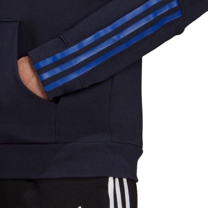 Vyriškas džemperis adidas Essentials Double, tamsiai mėlynas