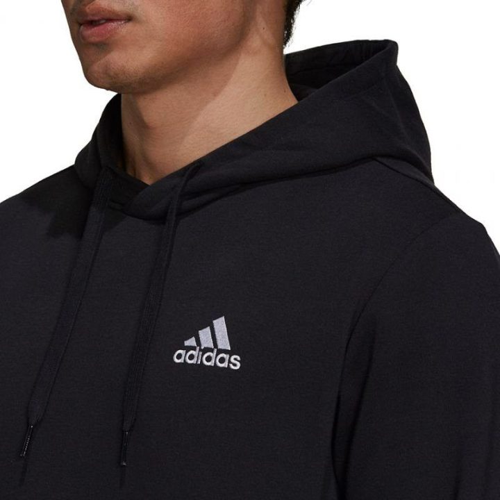 Vyriškas džemperis adidas Essentials Fleece su kišene, juodas