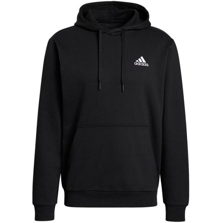Vyriškas džemperis adidas Essentials Fleece su kišene, juodas