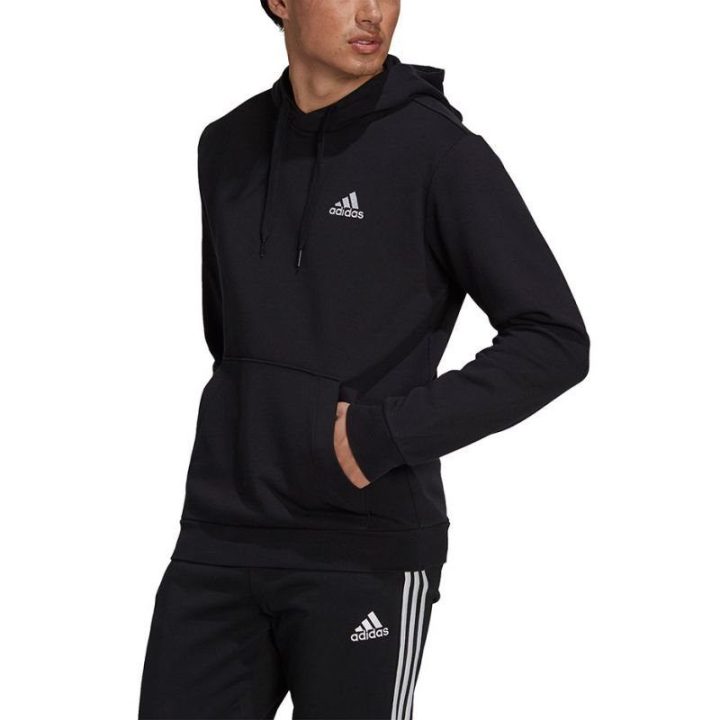 Vyriškas džemperis adidas Essentials Fleece su kišene, juodas