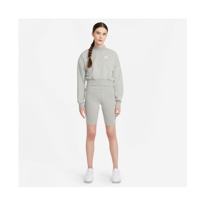 Moteriški prigludę dviratininkų šortai Nike NSW Essentials, pilki