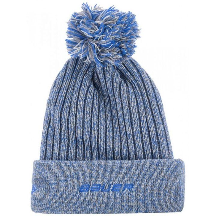 Megzta kepurė su bumbulu Bauer Team Knit Pom